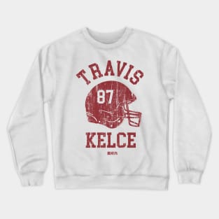 Travis Kelce Kansas City Helmet Font Crewneck Sweatshirt